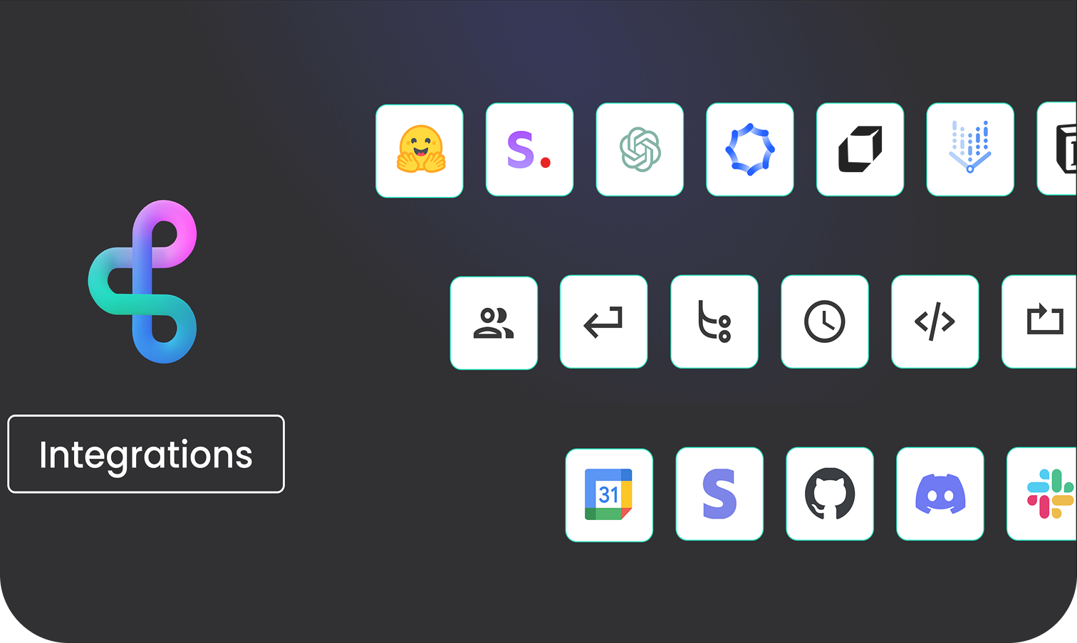 Integrate AI and automation with your business data, APIs, and tech stack.